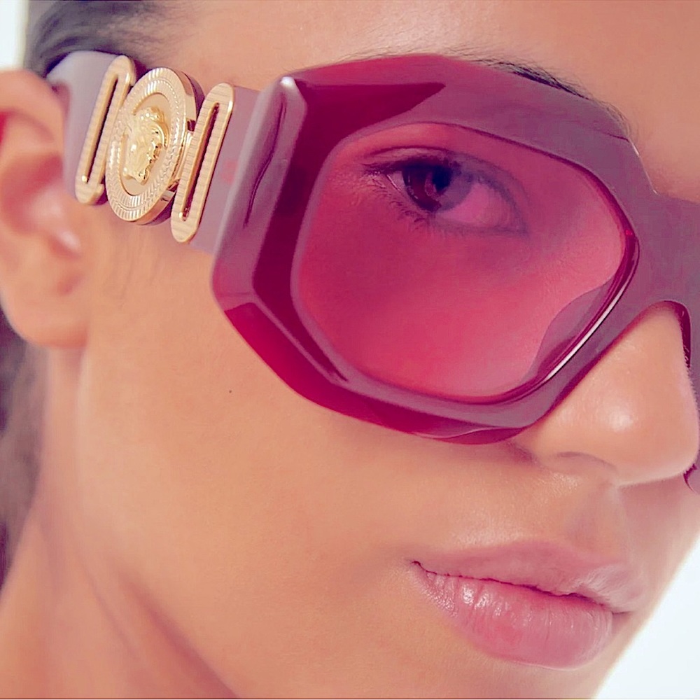 RARE Versace La Medusa Red Sunglasses NWT FULL INCLUSION